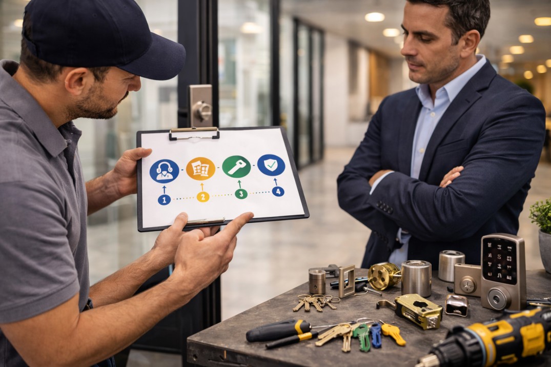 Emergency Locksmith Service Process