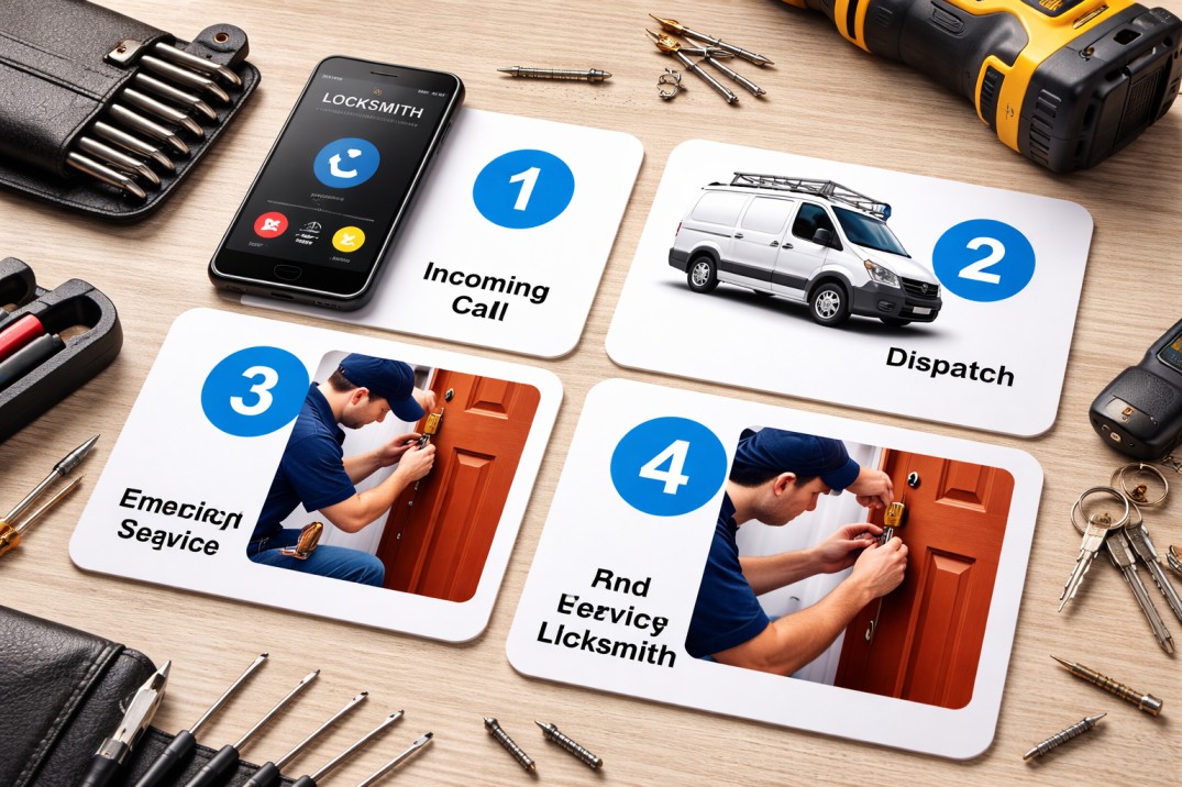 Emergency Locksmith Service Process